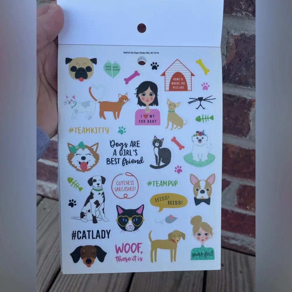 The Paper Studio Dog Cat Pets Sticker Pack - Picture 8 of 9
